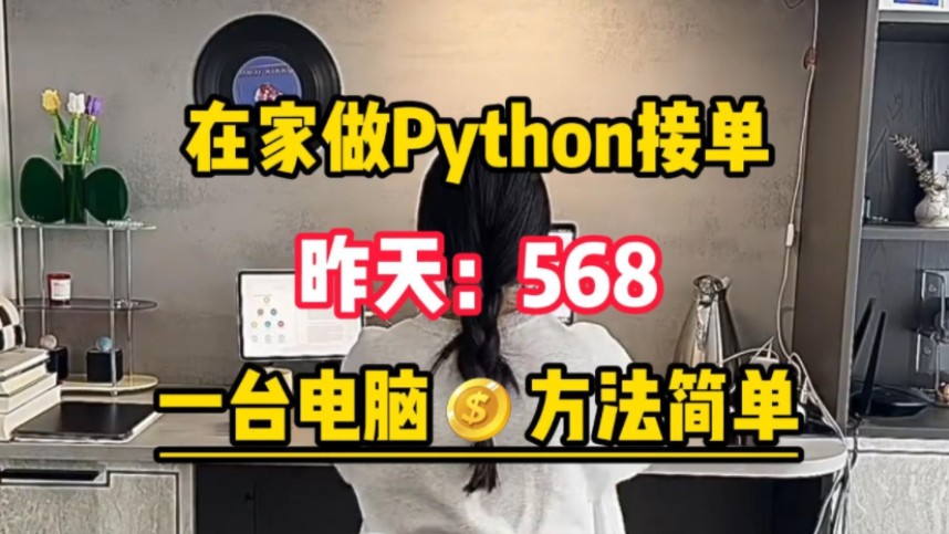 Python兼职接单也能月入过万!一台电脑,方法简单,分享我的接单平台、接单技巧以及学习资源!!!哔哩哔哩bilibili