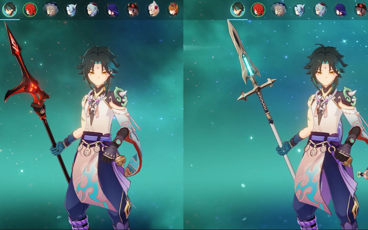 活动作品西风枪黑岩枪四星武器0命魈伤害测试对比