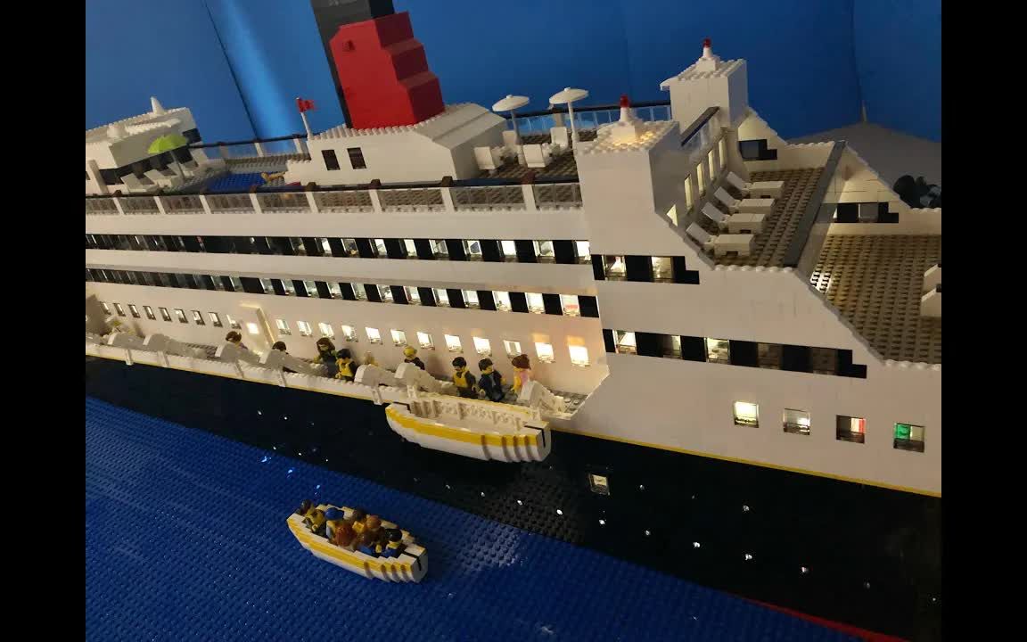 乐高游轮沉没记定格动画