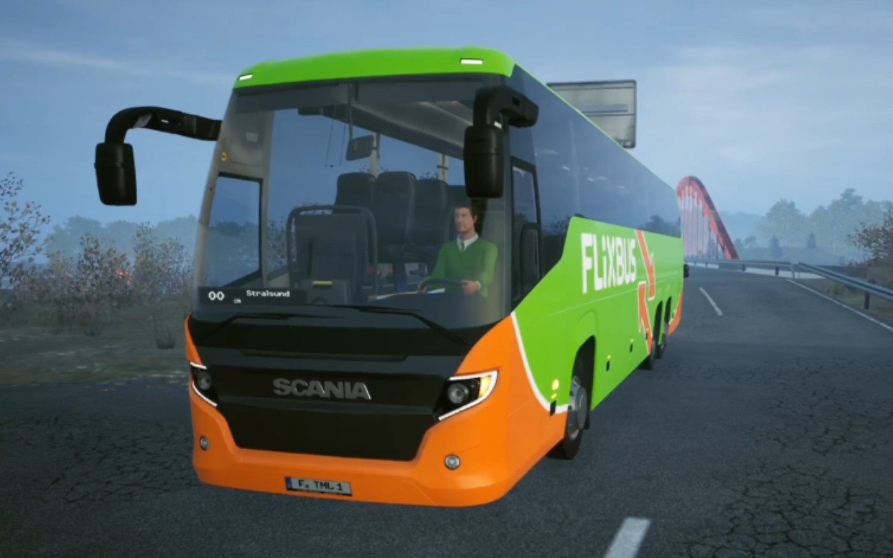 长途客车模拟32斯堪尼亚统领137米客车新车dlc试驾跑完这趟我可能要被