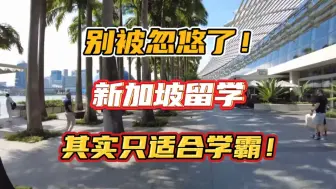 Download Video: 别被忽悠了！新加坡留学，其实只适合学霸！