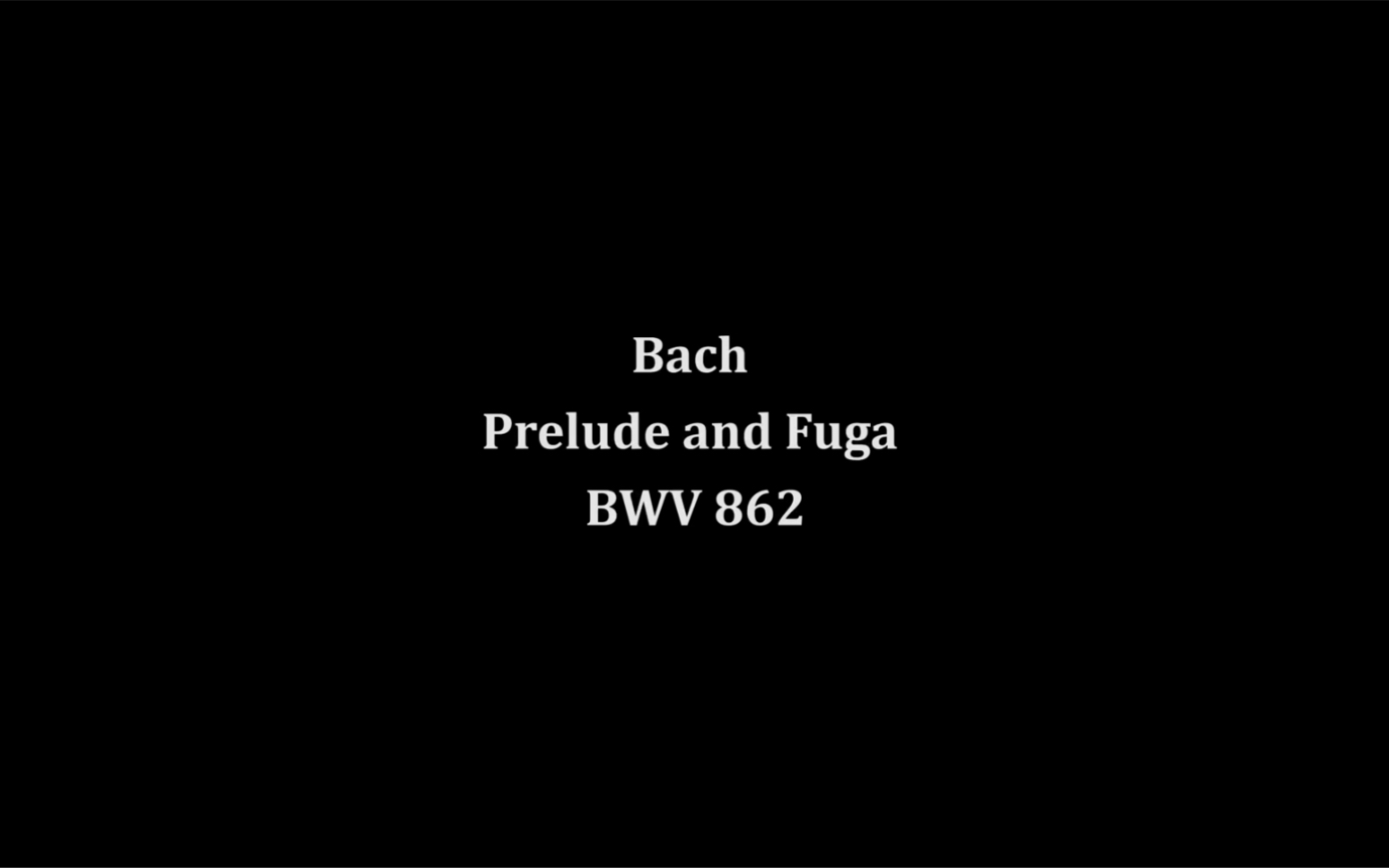 [图]Bach Prelude and Fuga in A-flat Major, BWV862