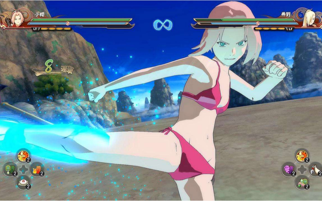 菜鸡游戏火影忍者究极风暴女忍胸器排行榜上