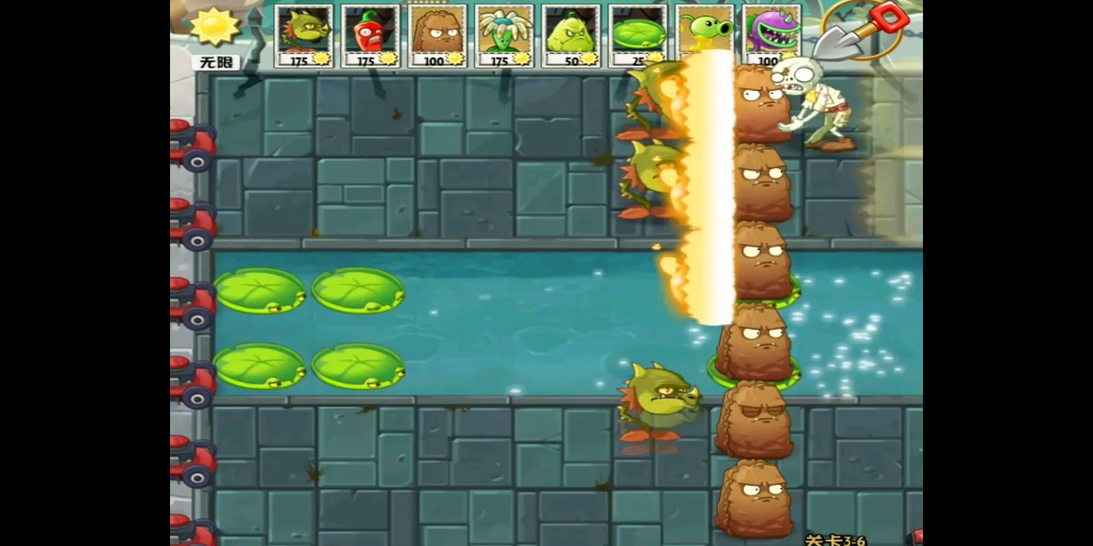 植物大战僵尸tat版 拖拉机僵尸太厉害 植物们好悲惨