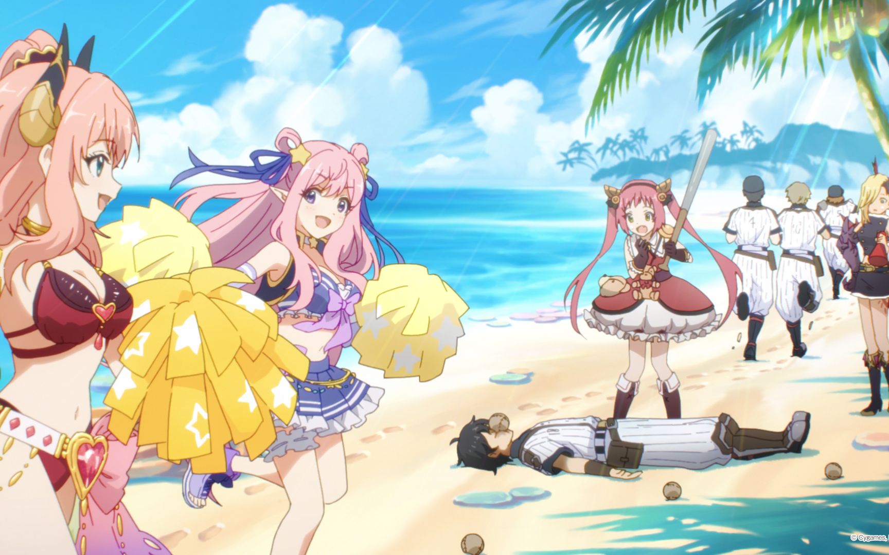 公主连结美里的夏日应援棒球小游戏心得