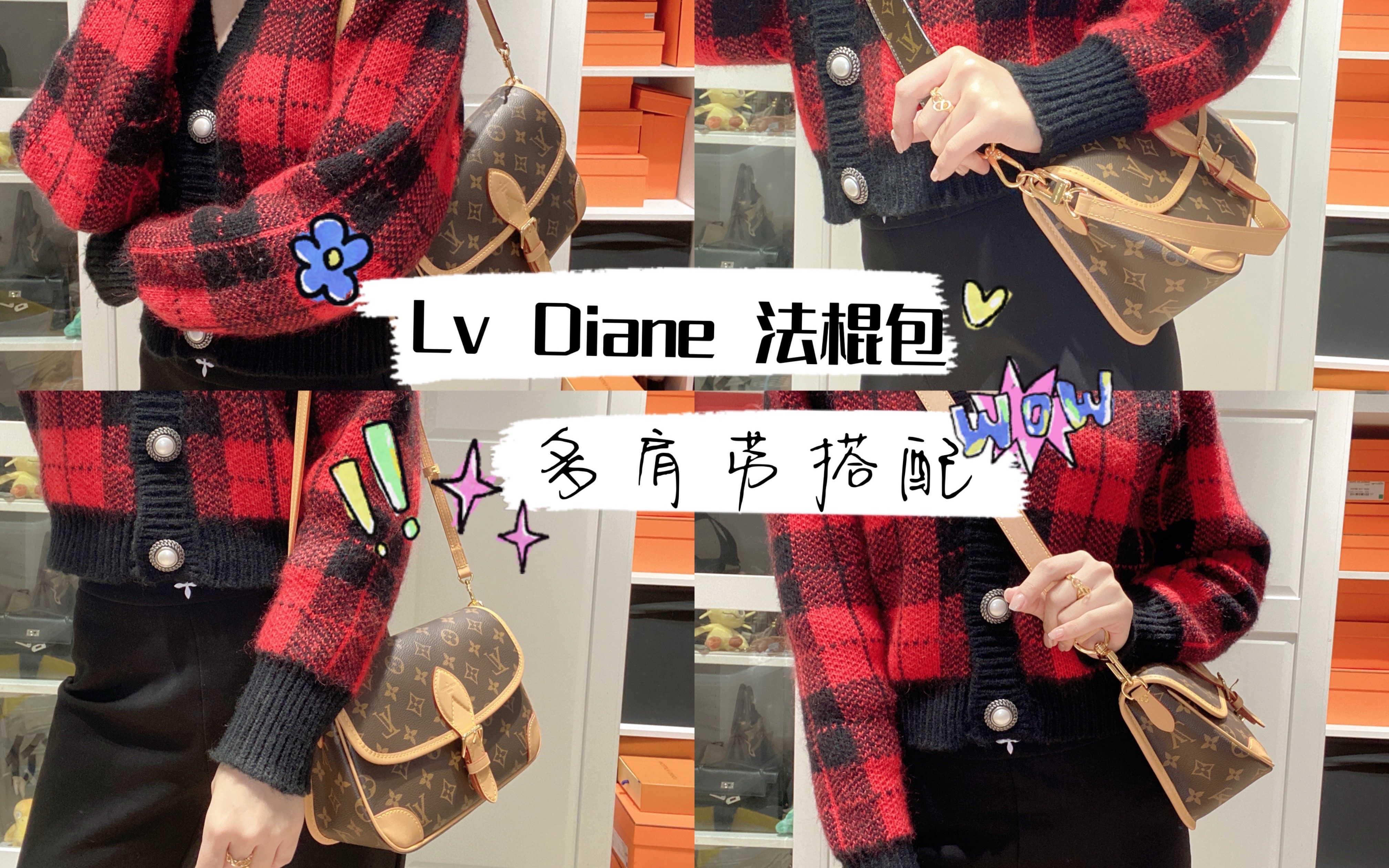 【分享】LV Diane 法棍包哔哩哔哩bilibili