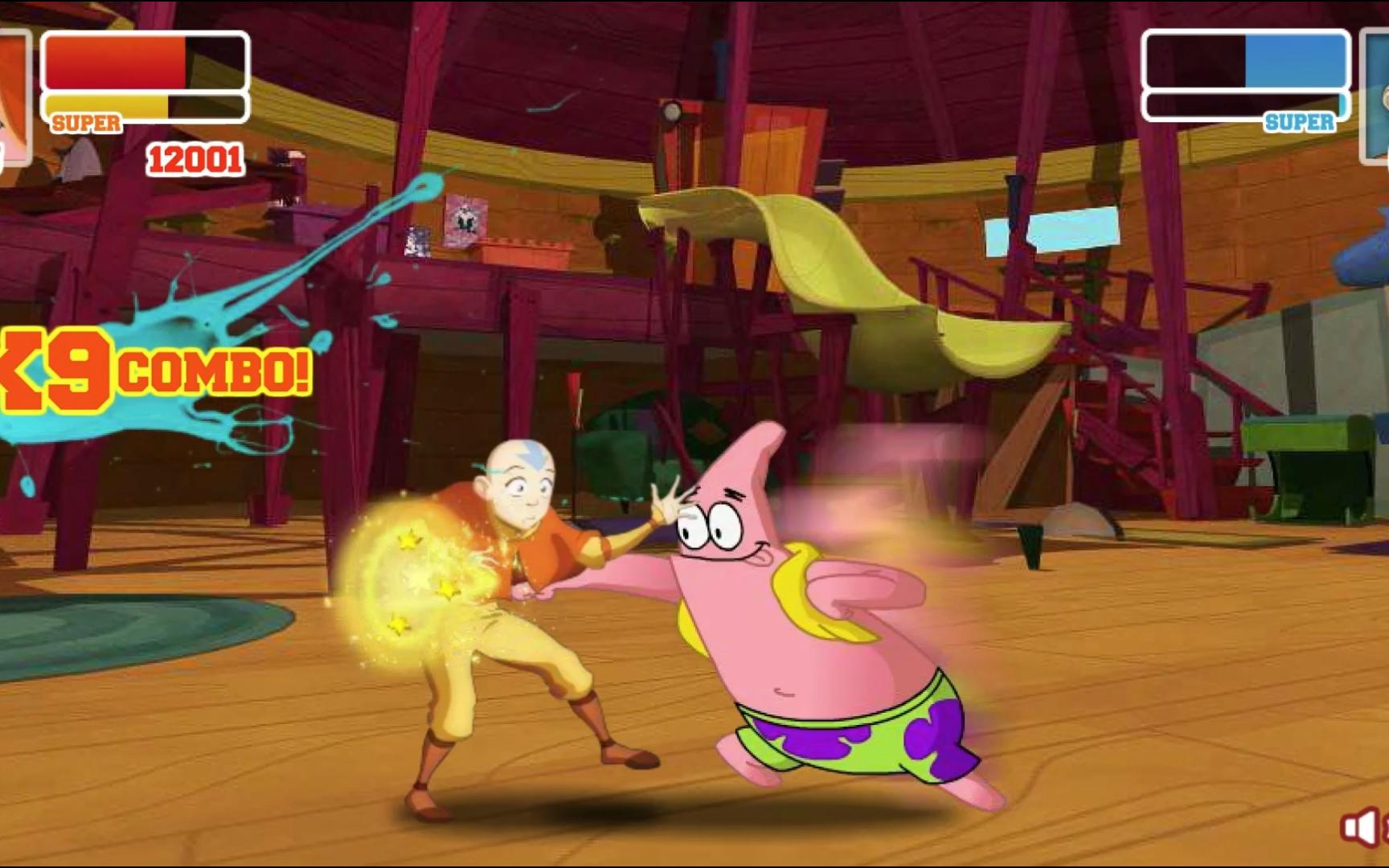 玩一遍4399海绵宝宝超级功夫2所有模式