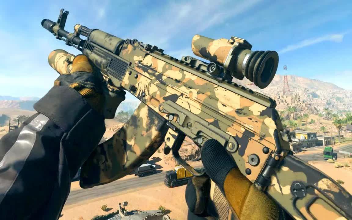 新大型游戏战争打得手抖 ak-103 in modern warfare i使命召唤新地图