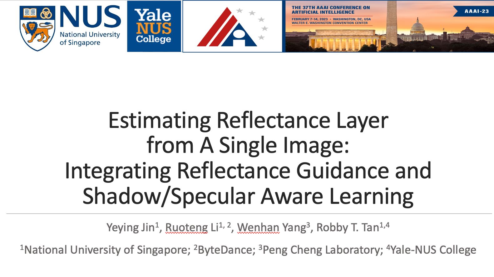 [AAAI23] 预测反射层Estimating Reflectance Layer, 无阴影/高光,Shadow/Specularfree哔哩哔哩bilibili