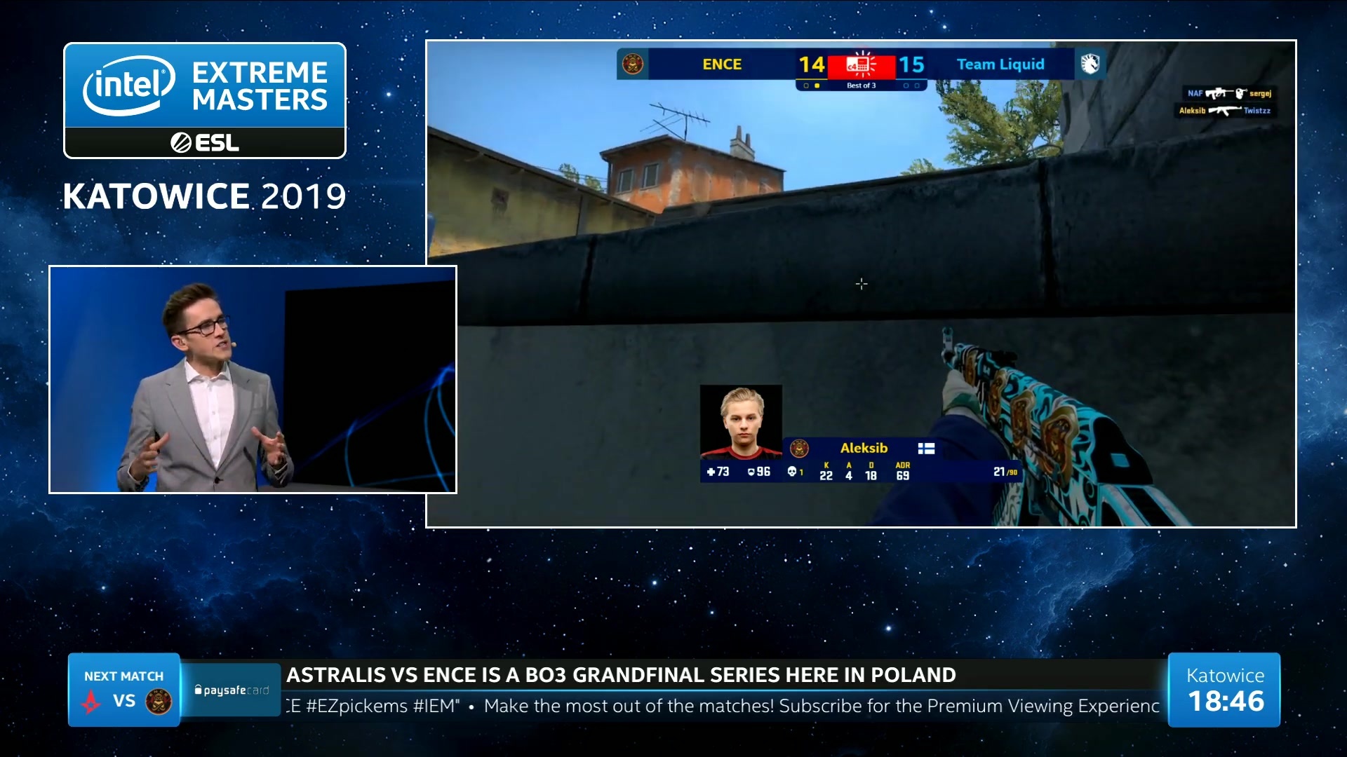 2019卡托维茨majorj决赛astralisvsencea队依旧是地表最强csgo战队a队