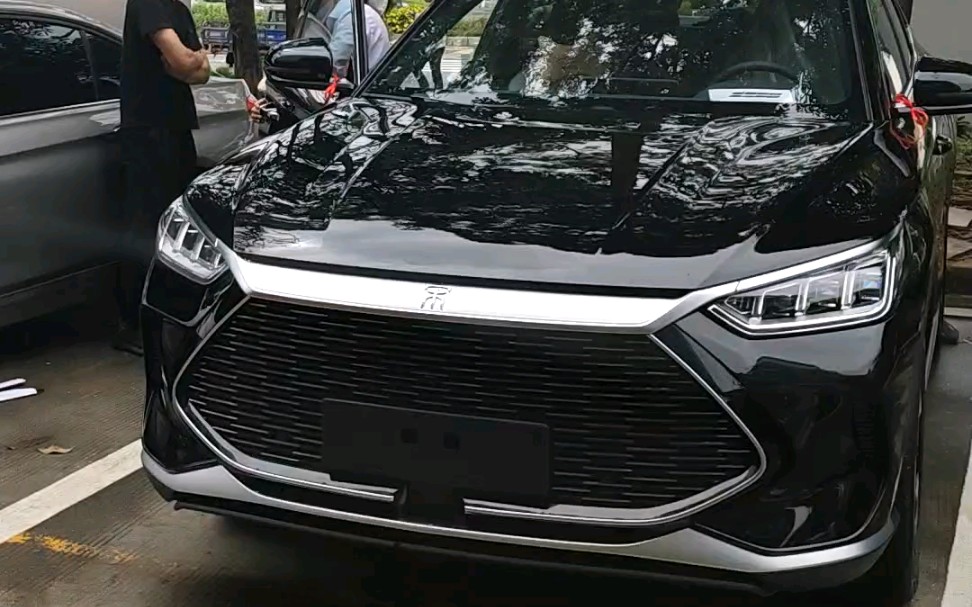 宋plus dmi黑色提车咯,用时11天提车,现车供应,欢迎来撩…_哔哩哔哩