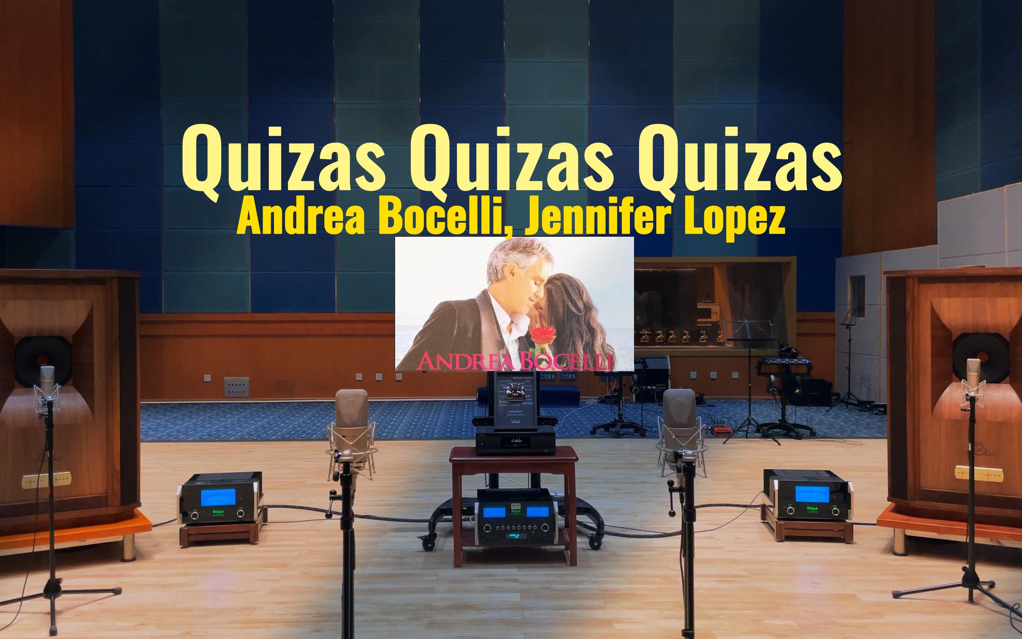 [图]百万级装备听《Quizas Quizas Quizas》- Andrea Bocelli, Jennifer Lopez【Hi-Res】