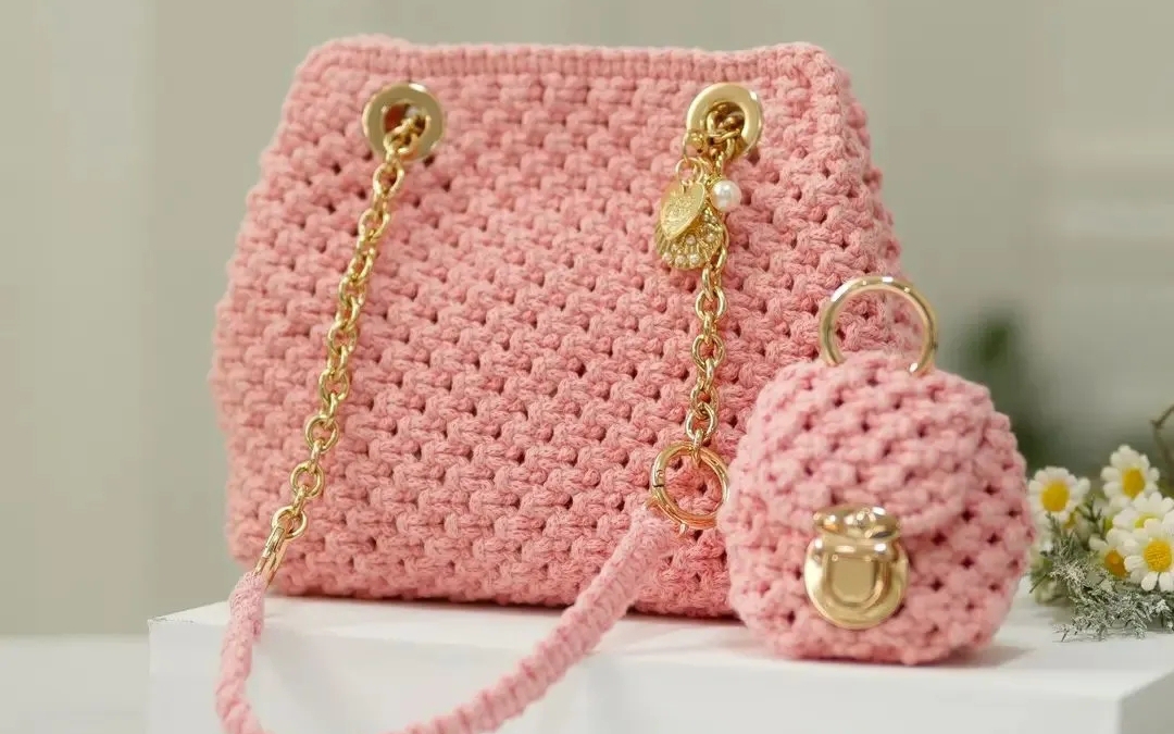 编绳美图 | 清新简约子母包 | 编绳包包