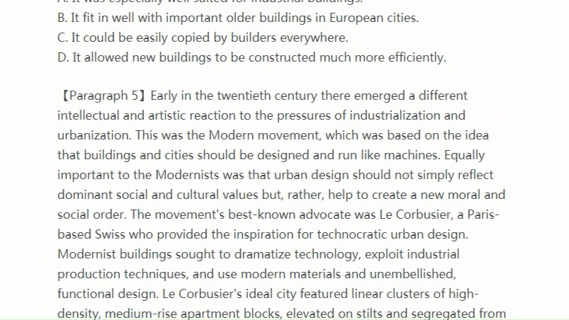 托福阅读真题第110篇Historical Trends in European Urban Design哔哩哔哩bilibili