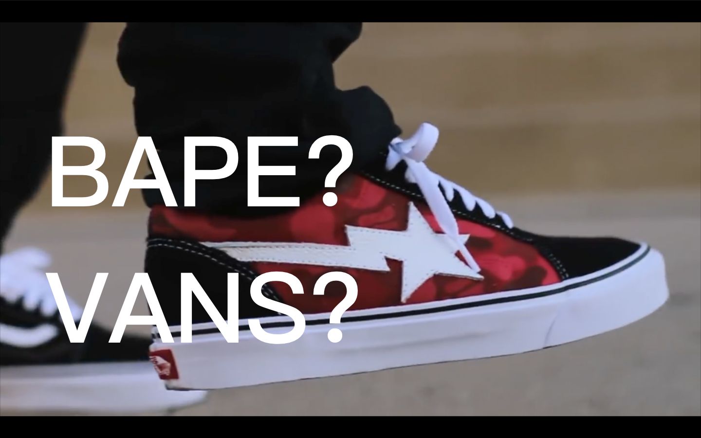 球鞋客制 | 这是BAPE还是VANS?当然是BANS了……哔哩哔哩bilibili