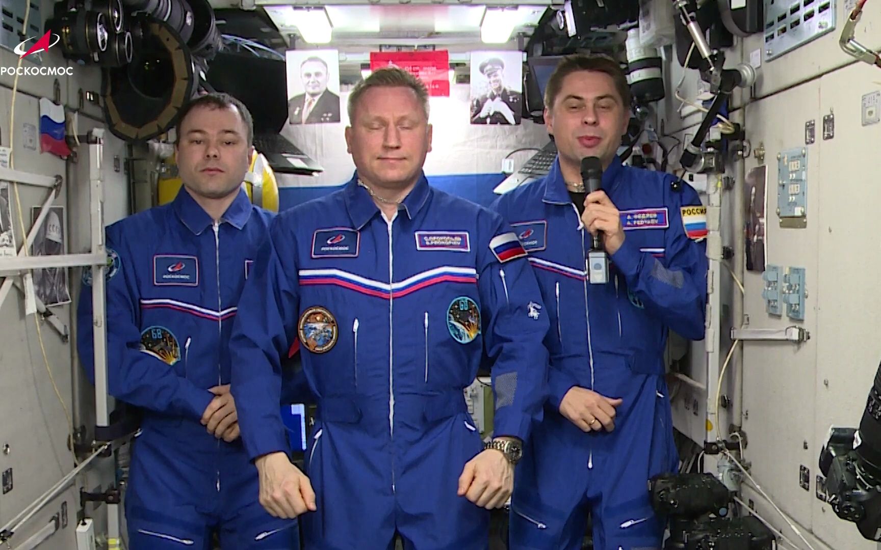 (俄语)俄航天局宇航员从国际空间站祝贺俄罗斯胜利日