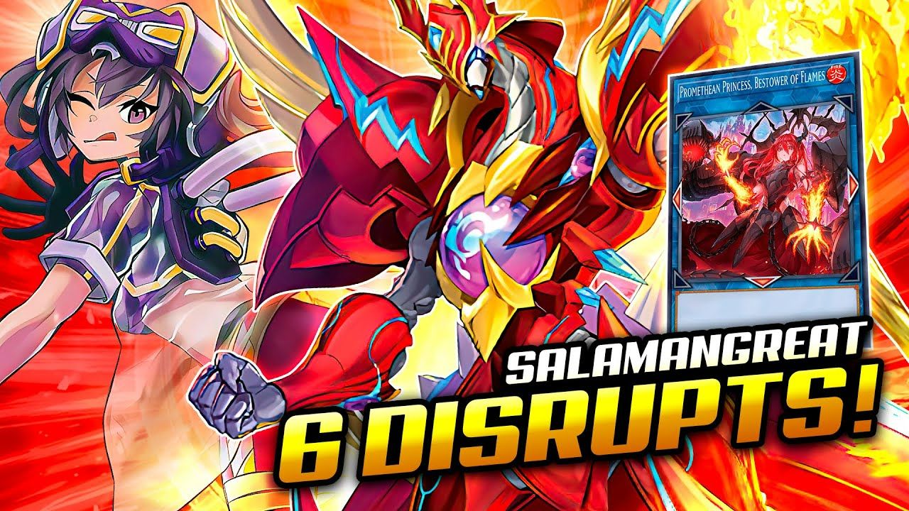 游戏王 转生炎兽vs 饼图常见卡组 flame princess is here salaman