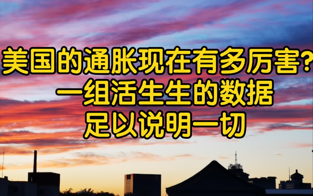 数据活生生,美国通胀再创新高,经济的病根子到底在哪里?哔哩哔哩bilibili