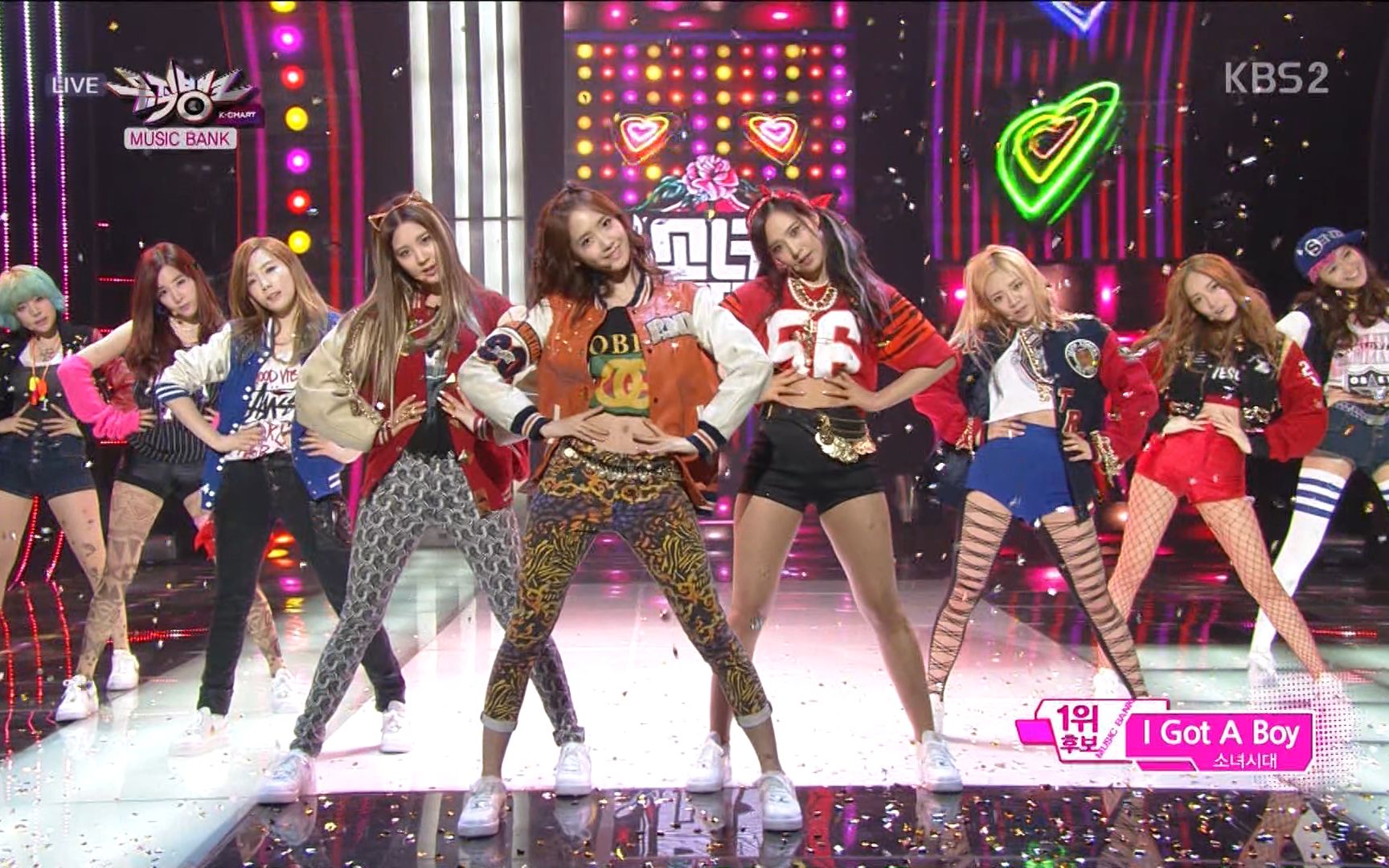 [图]【HD 60帧考古】A-YO-GG！少女时代 - I Got A Boy KBS 音乐银行 130118