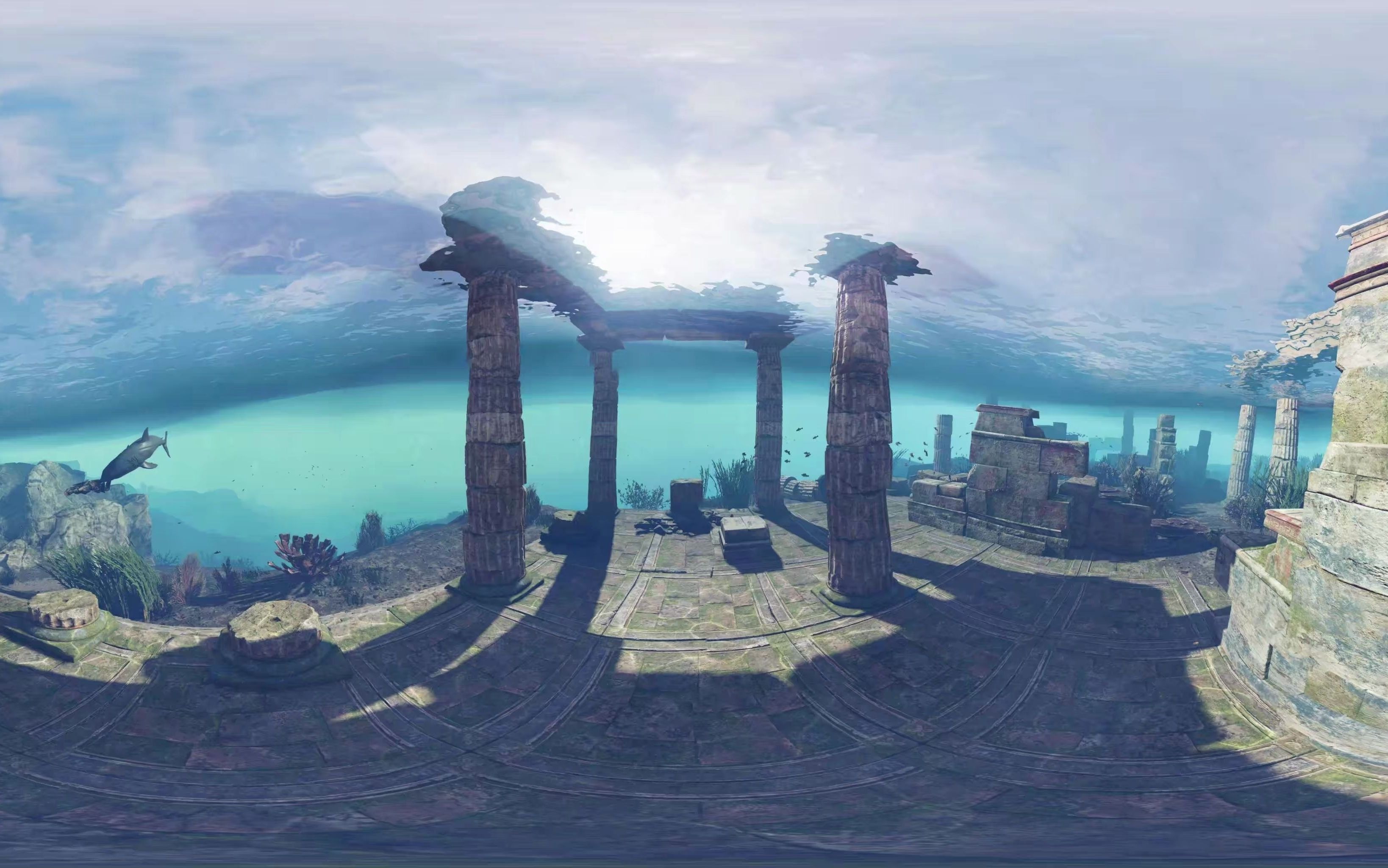 【360全景图】刺客信条奥德赛海底世界