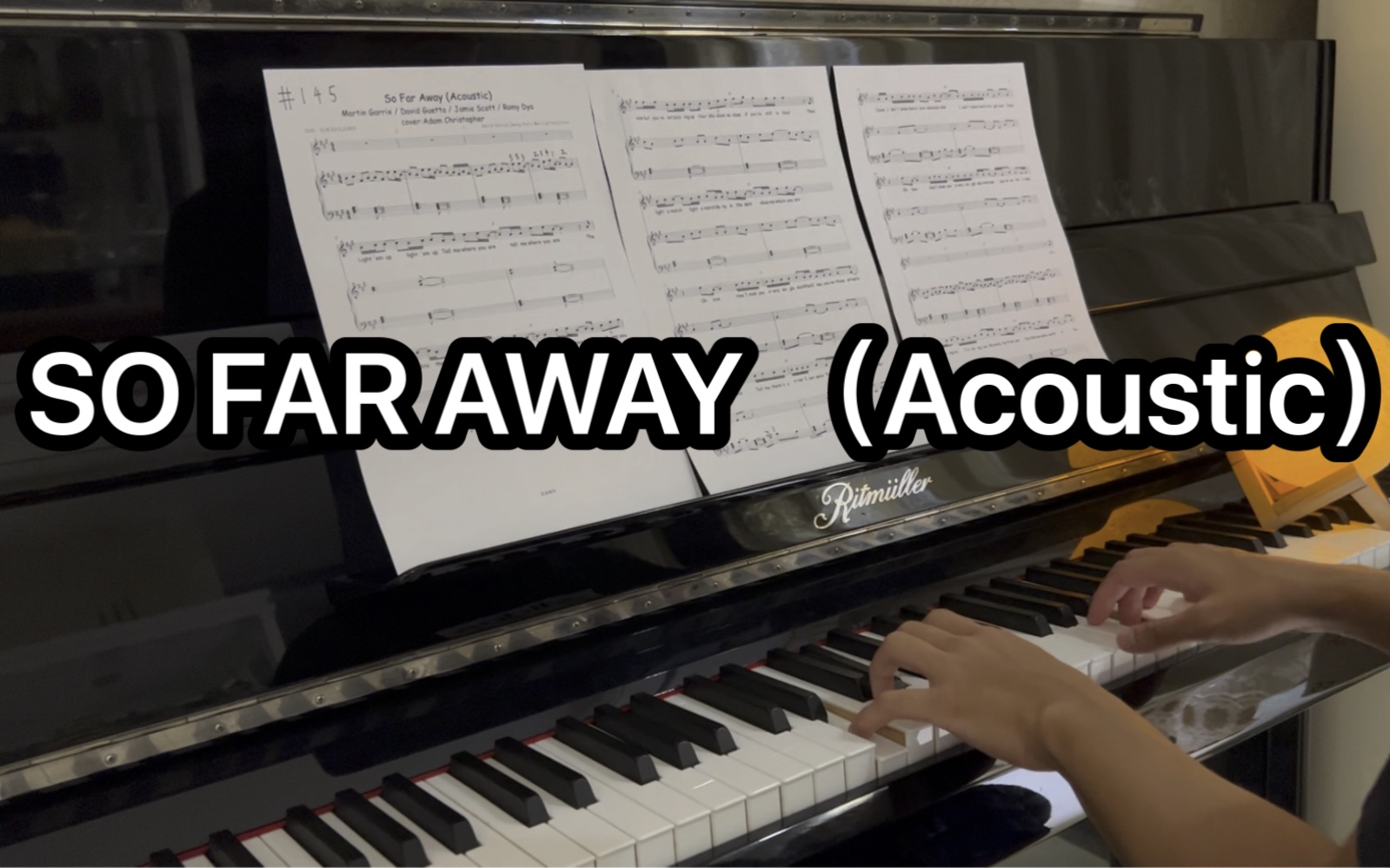 [图]So Far Away (Acoustic) 钢琴版