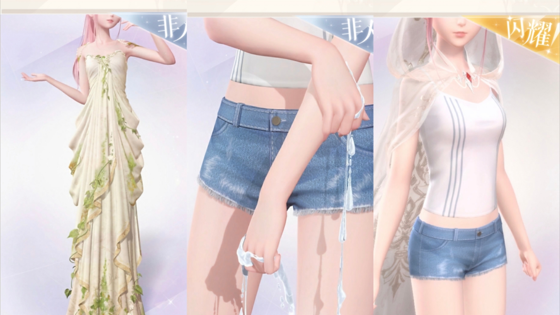 [闪耀暖暖]塔尖的乌鸦彻夜哀嚎 企图唤醒染血的白鸽"crows on the