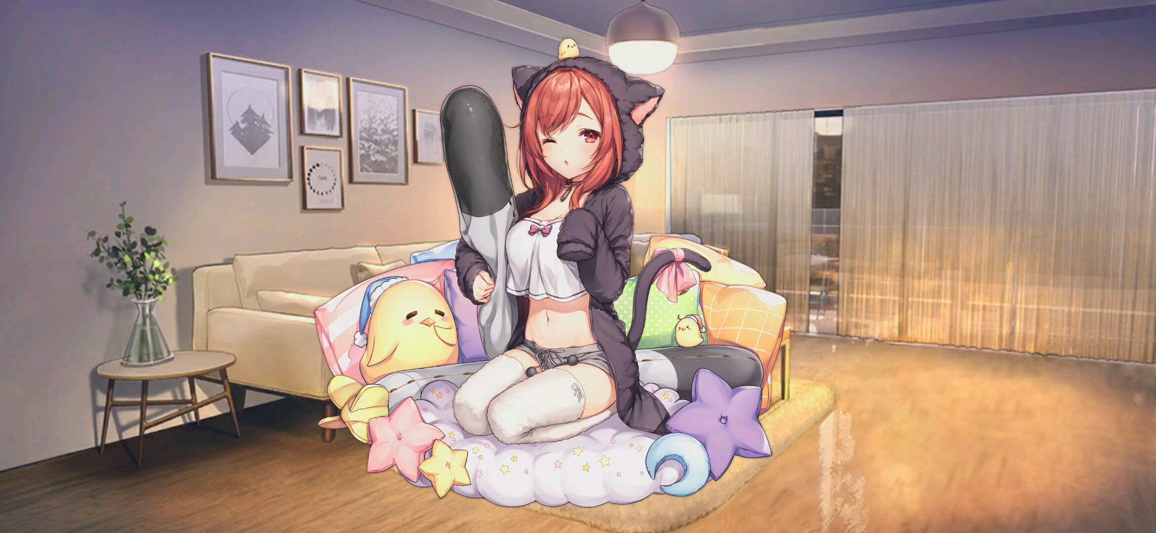 碧蓝航线伊19皮肤枕头天堂