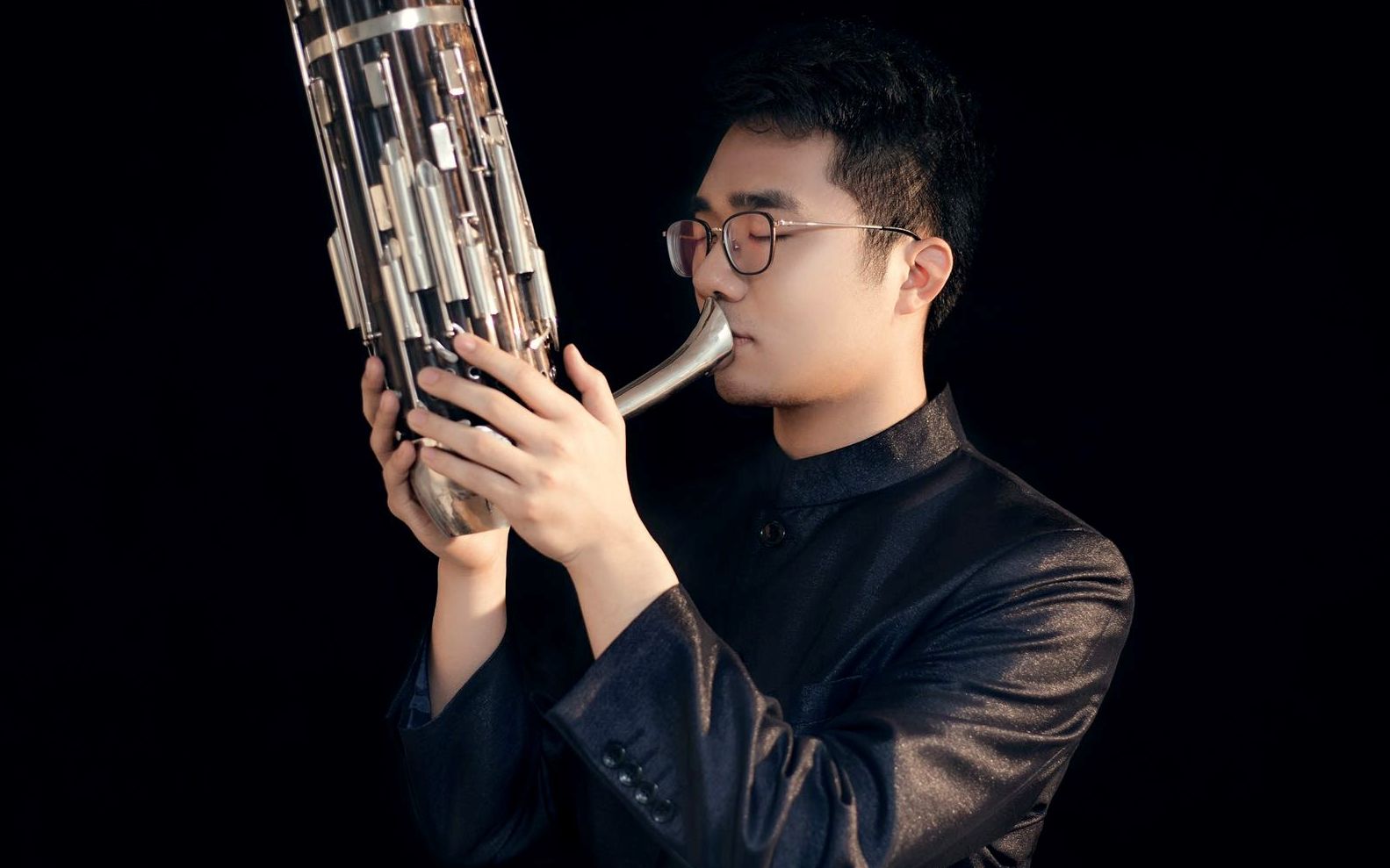 上音民乐系大四 石钱洵 笙演奏《静夜思》肖江作曲,汪宇钢琴伴奏_哔哩