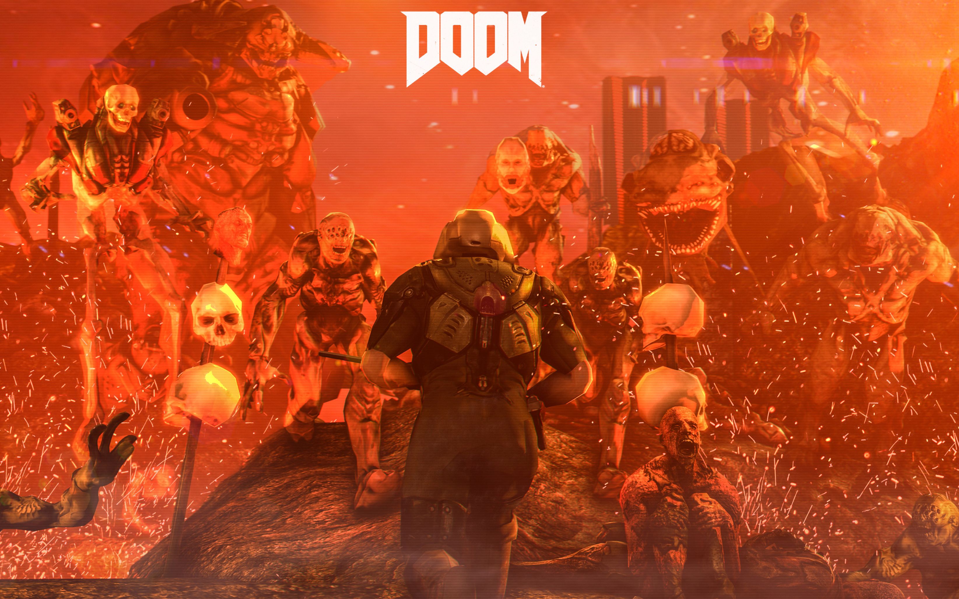 doom4很强很暴力最终boss战