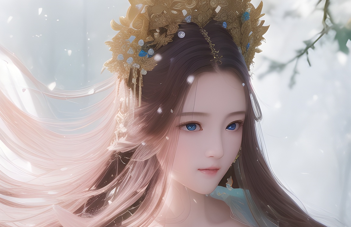 ai绘画 2.5d古风道袍