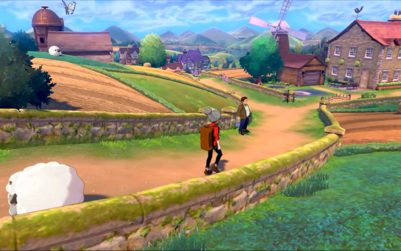 『精灵宝可梦剑盾』城镇和野外场景展示!