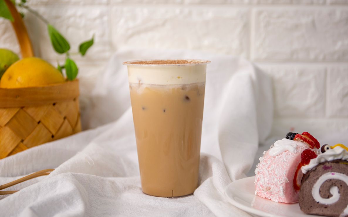 芝芝拿铁的做法——小兔奔跑奶茶培训免费教程