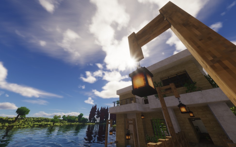 iterationt 3光影可太带劲了 我的世界(落日画面)_哔哩哔哩bilibili