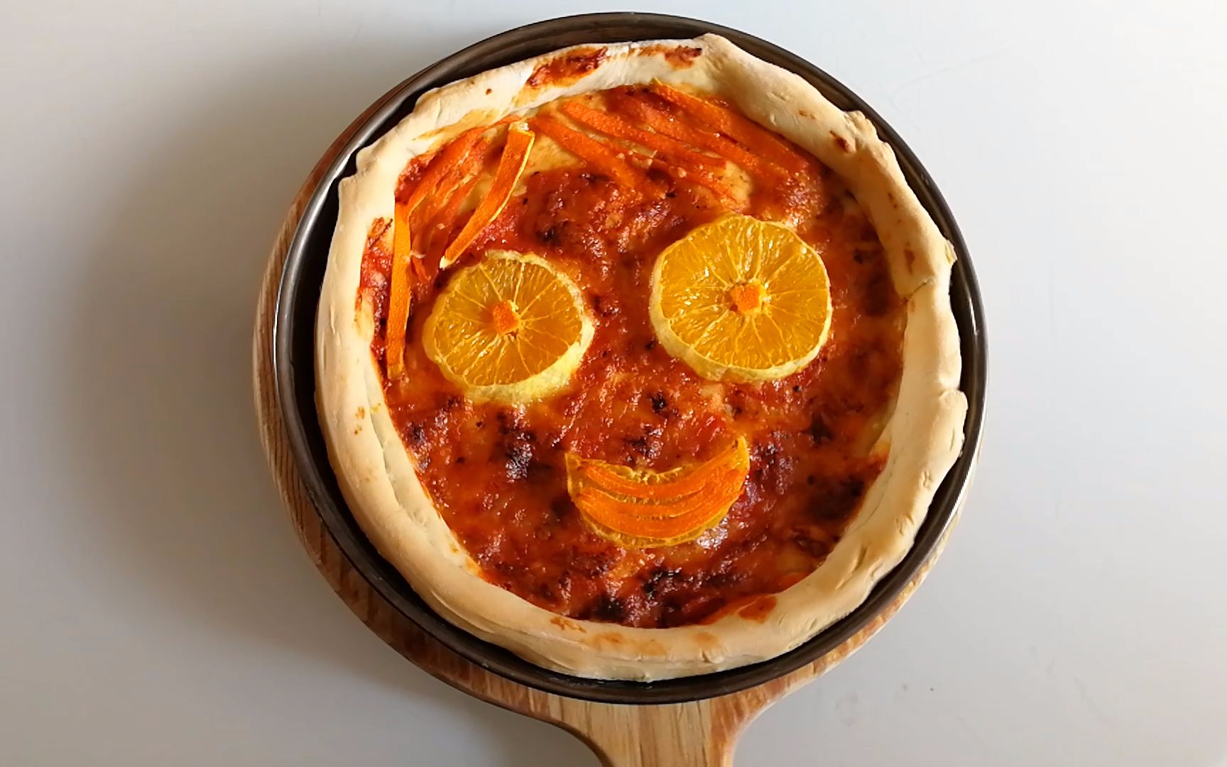 橙子披萨中国风披萨这样的披萨有没有吃过上集未完待续