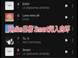 Tải video: 【闯入内环】Smart今日Melon日榜升至8位！想与EASY贴贴？