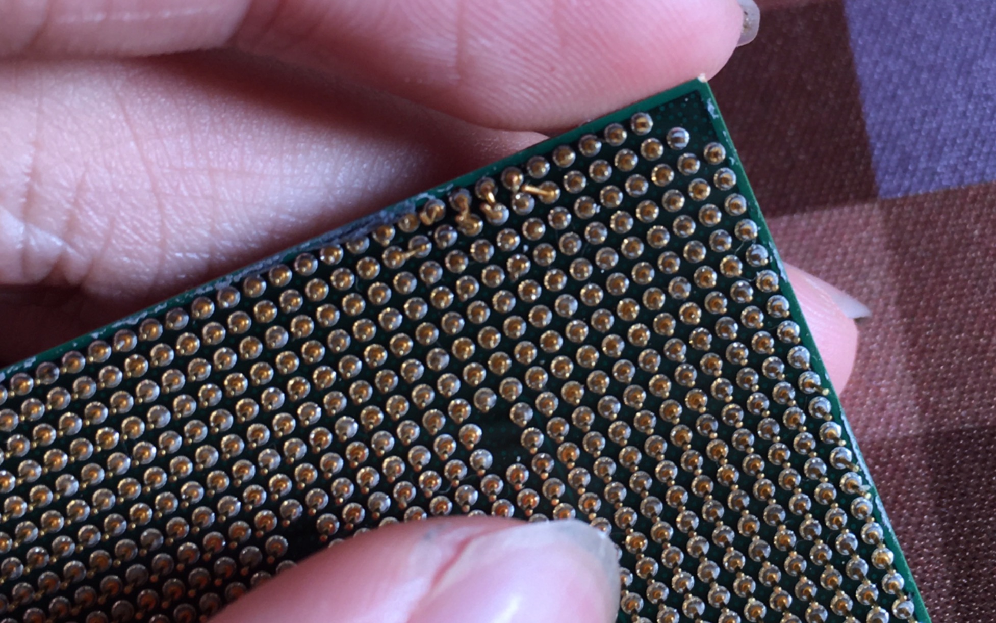 【垃圾佬】#1 装个散热 cpu针脚180度向下弯后向上90度弯曲