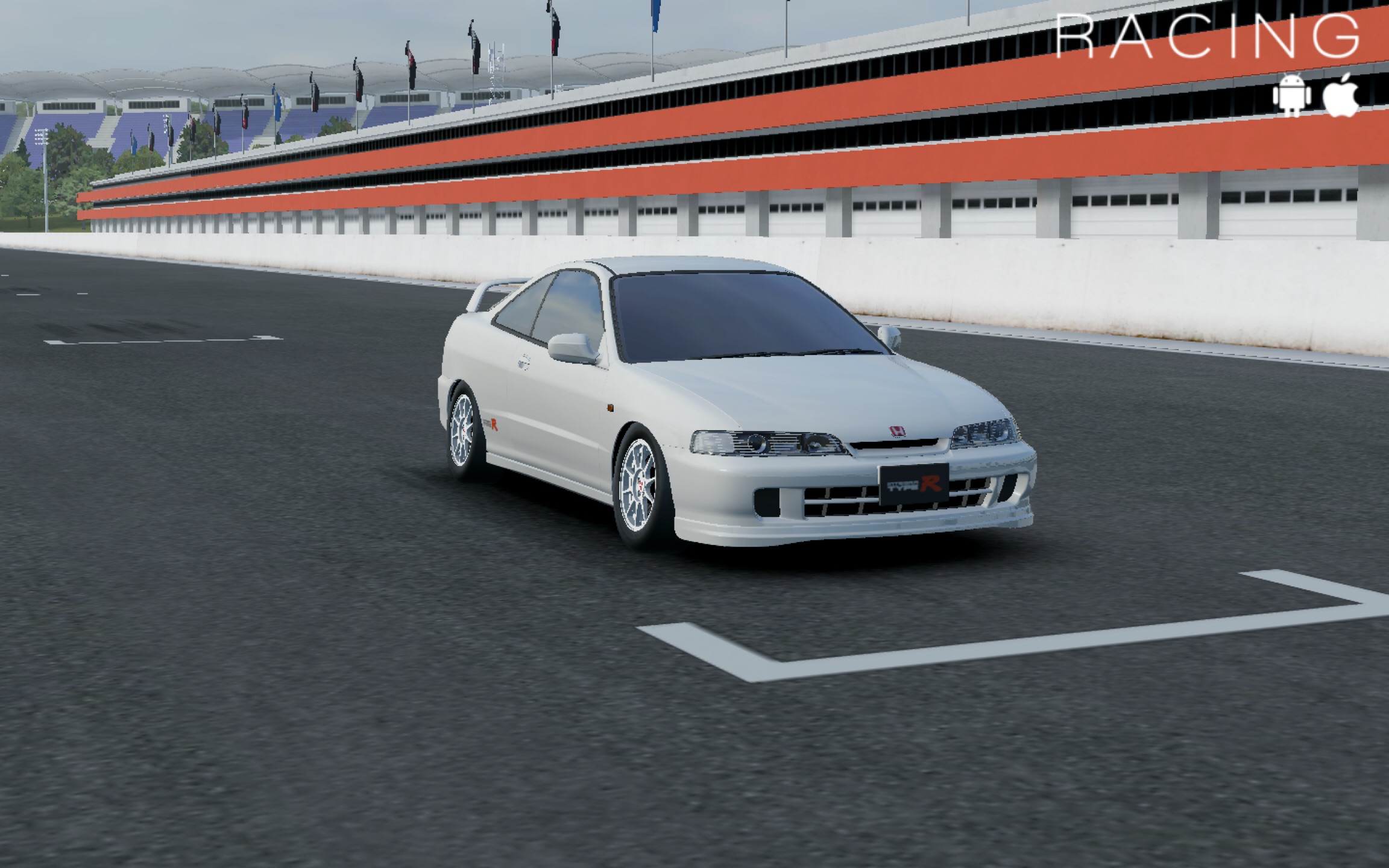 【绝对赛车】新版本本田dc2阿林斯赛道试跑