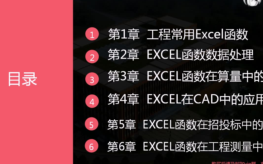 [图]EXCEL函数在工程领域的高级应用.EXCEL函数课程体系介绍.