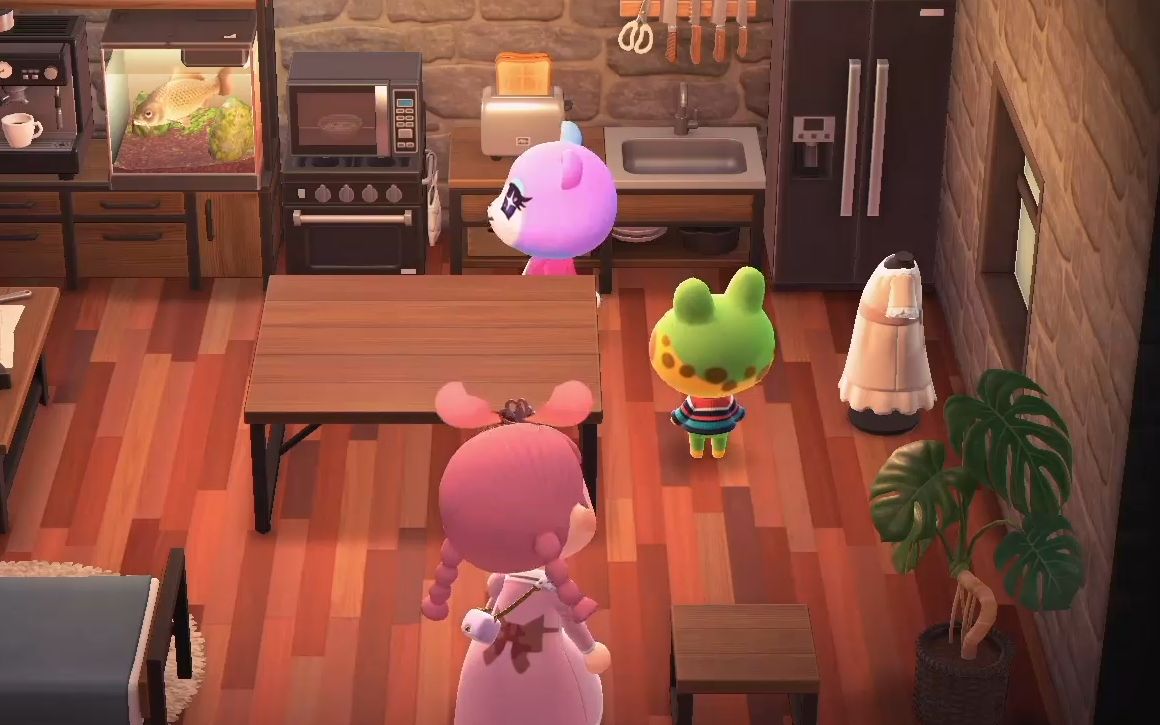 78动物森友会初来乍到美玲拜访亨利家热情亨利伤心up