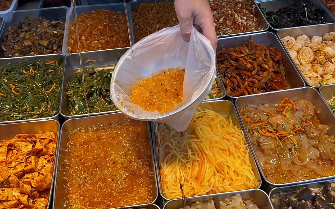 东北街头 朝鲜 韩国 泡菜 拌菜 凉菜