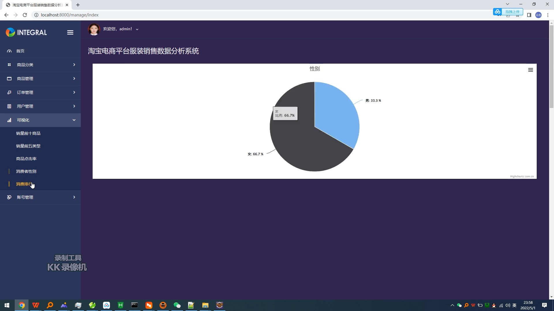 基于Java的淘宝电商平台服装销售数据分析系统的设计与实现哔哩哔哩bilibili