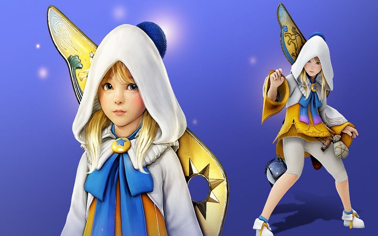 莎亦闪亮星星套装女法师艾维斯套装莱希尼头饰最新时装预览twinkle