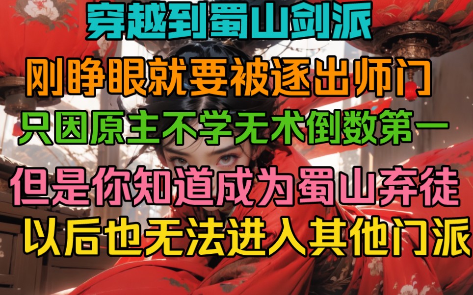 穿越到蜀山剑派,本想修仙傲世天下,谁知刚睁眼就要被逐出师门……哔哩哔哩bilibili