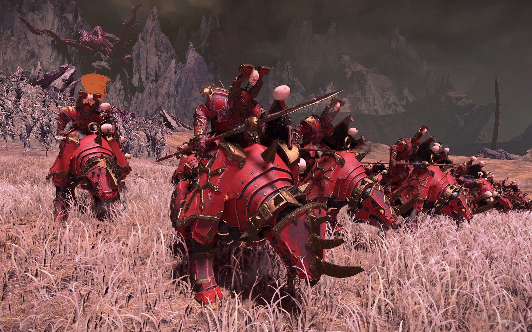 战锤3全面战争恐虐单位确实很红