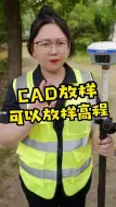 Download Video: CAD放样可以放样高程了