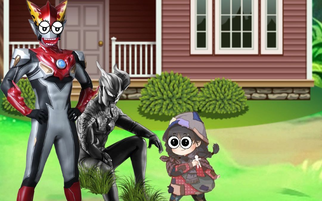 赛罗哥哥失去光变成了一座雕像