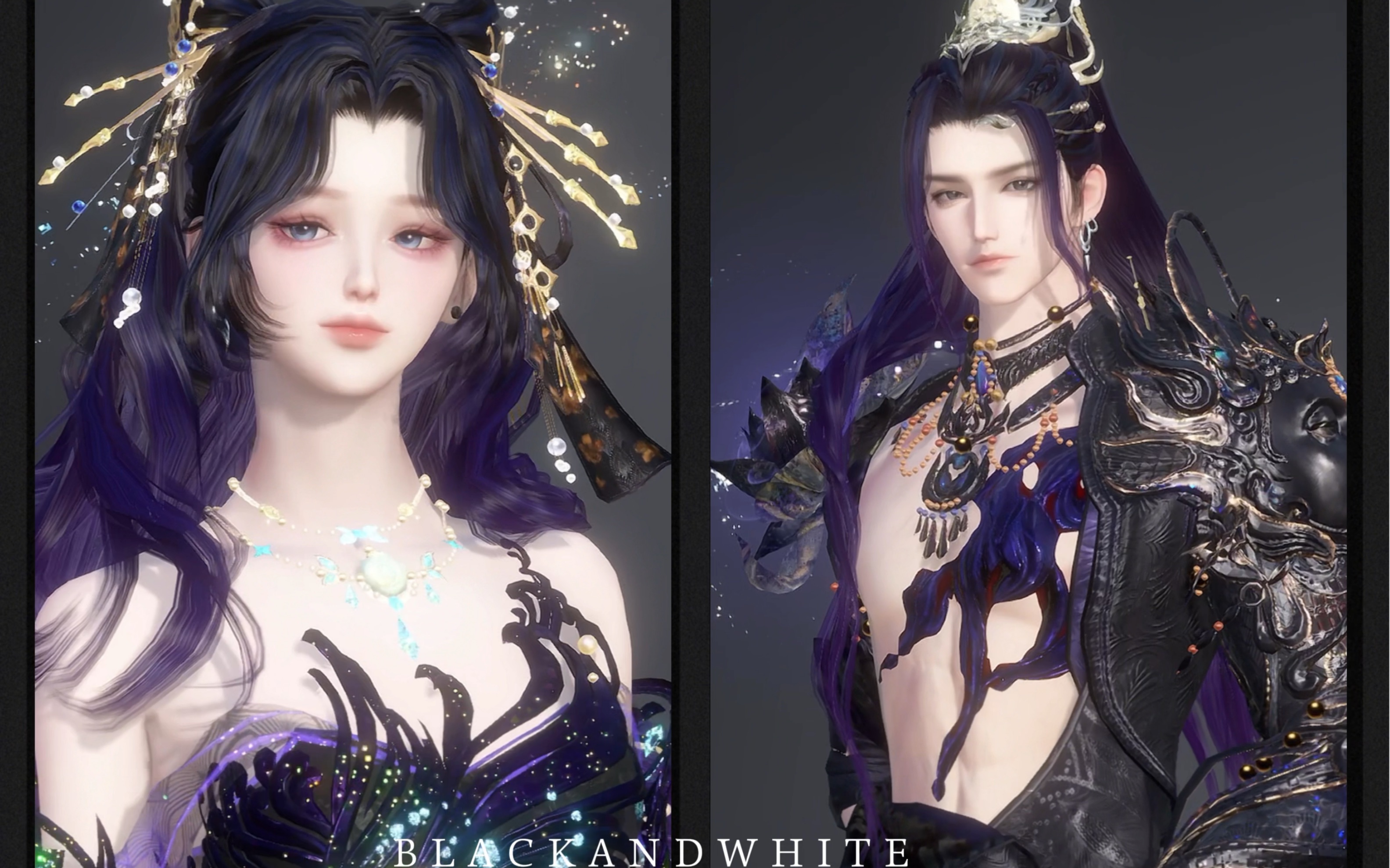 逆水寒手游 赤狐魅语|苍龙浮山 螺黛染发码无偿分享