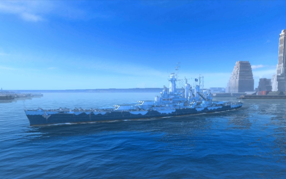 战舰世界闪击战,美系8级战列舰【北卡罗来纳】_哔哩哔哩bilibili