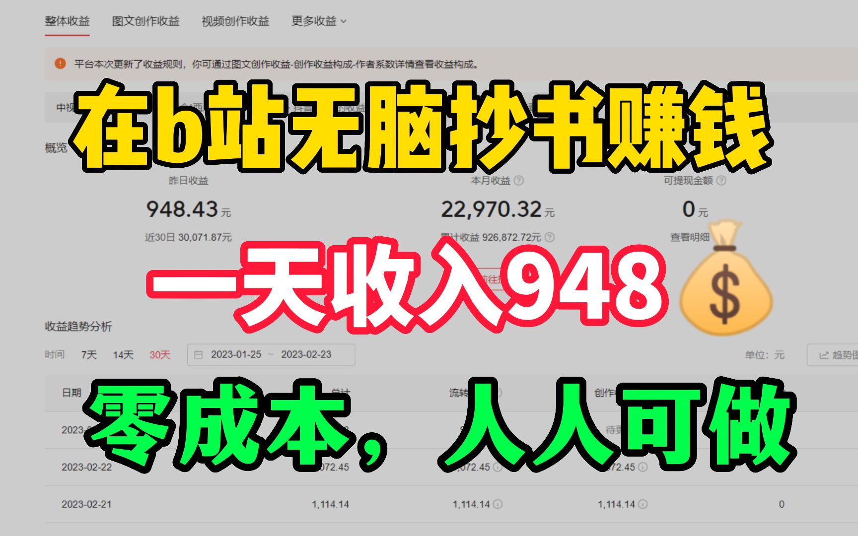 在b站抄书挣钱,一天收入900左右 ,方法简单人人可做,分享我的经验和详细操作过程!哔哩哔哩bilibili