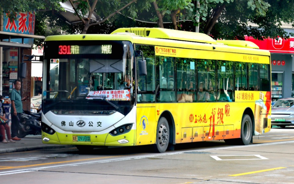 ep.27【佛山公交】顺汽公交391线原声原速pov(畅兴大道西-文秀居委会)